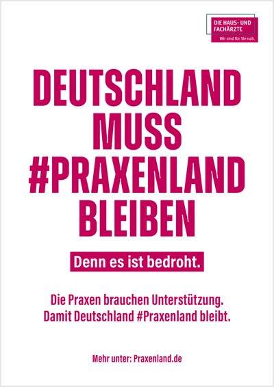 Deutschland muss #Praxenland bleiben. Denn es ist bedroht. Die Praxen brauchen Unterstützung. Damit Deutschland #Praxenland bleibt. Mehr unter: Praxenland.de