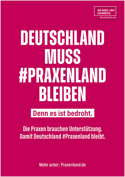 Deutschland muss #Praxenland bleiben. Denn es ist bedroht. Die Praxen brauchen Unterstützung. Damit Deutschland #Praxenland bleibt. Mehr unter Praxenland.de.